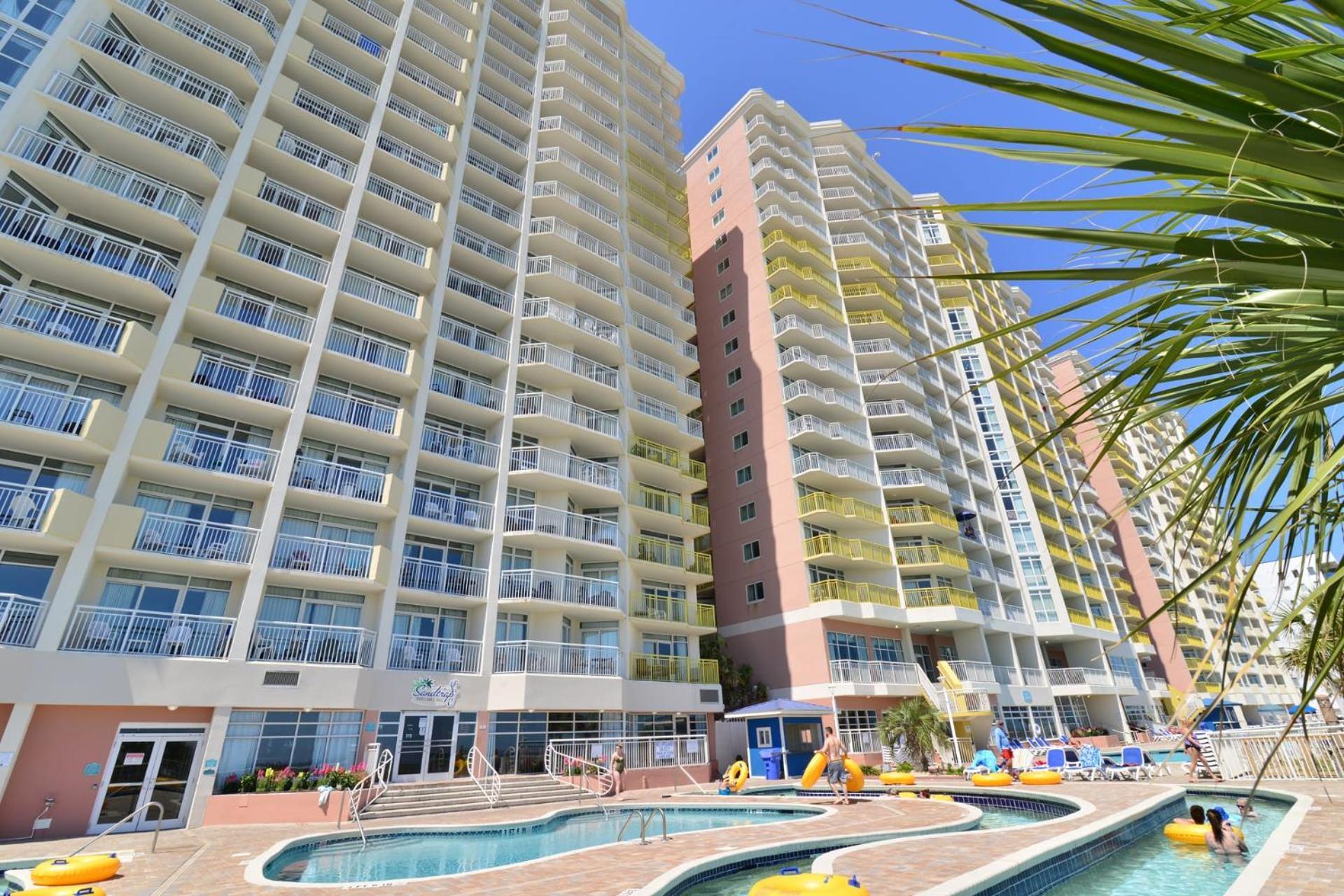Oceanfront Top Location Modern Resort Lazy River Huge Pool Oasis Myrtle Beach Bagian luar foto