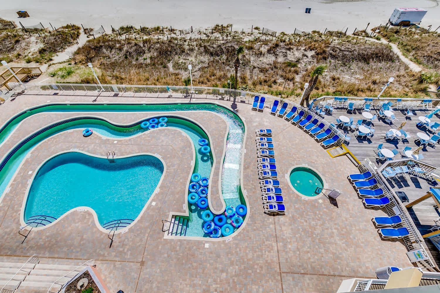 Oceanfront Top Location Modern Resort Lazy River Huge Pool Oasis Myrtle Beach Bagian luar foto