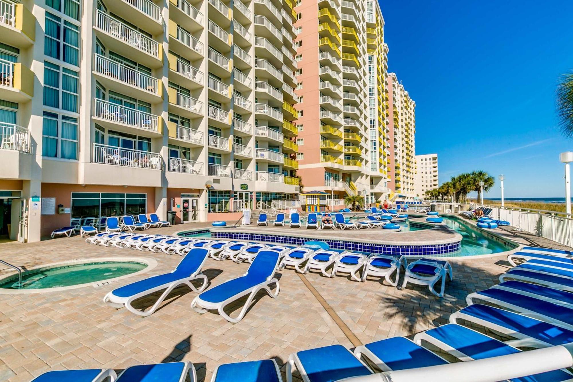 Oceanfront Top Location Modern Resort Lazy River Huge Pool Oasis Myrtle Beach Bagian luar foto